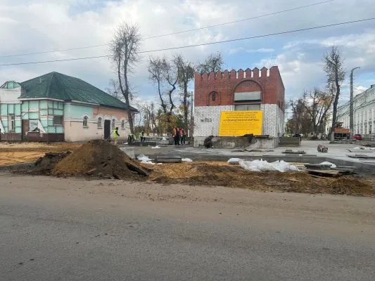 В Орле возобновили работы на комплексе «Судбищенская битва»